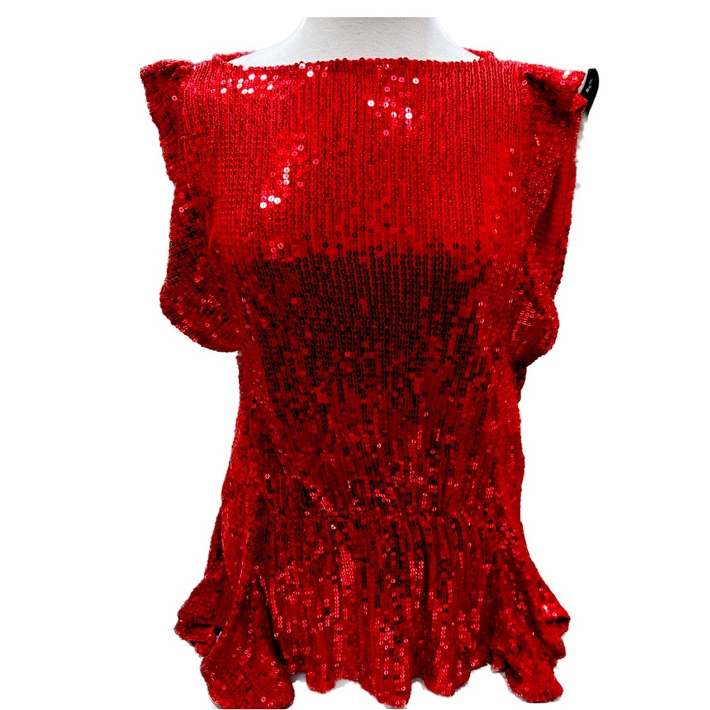 EUC vintage FREE PEOPLE sequin top